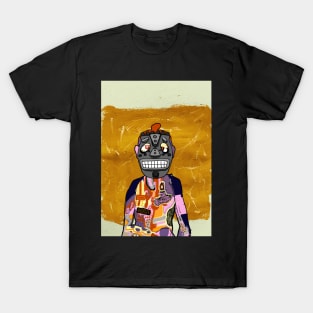 Zulu King NFT - Mystical Royalty: African Character with Enchanting Mask T-Shirt